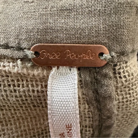 Free People Camo Army Cotton Fitted Blazer Jacket - Picture 5 of 15